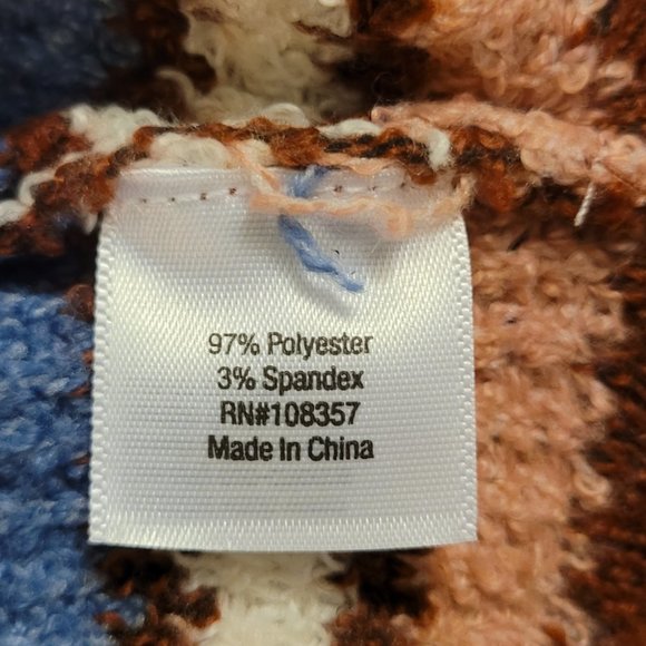 Arizona Jean Co. Rust Stripe Pullover Sweater Size Large - Picture 7 of 7